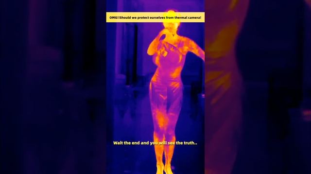 How your body will look like under thermal camera 【test by P2 Pro】 #thermalcamera #interstingfacts смотреть онлайн