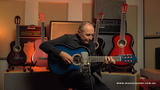 Ashton CG44 Nylon String Guitar Demo смотреть онлайн