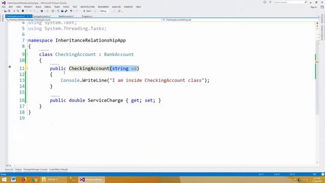 Part-29 Base class sub class constructor chaining || C# Dot Net Bangla tutorial смотреть онлайн