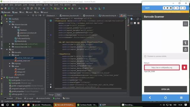 Android Studio - Barcode Scanner with Kotlin смотреть онлайн
