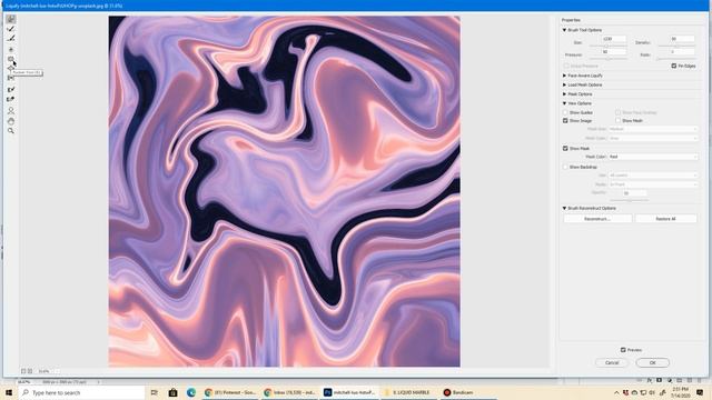 How to Create a Liquid Paint Marble Effect in Photoshop смотреть онлайн