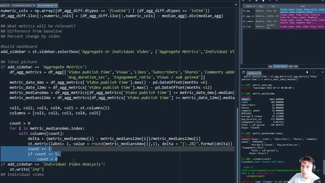 Data Science Portfolio Project From Scratch | Building a YouTube Data Dashboard with Streamlit смотреть онлайн