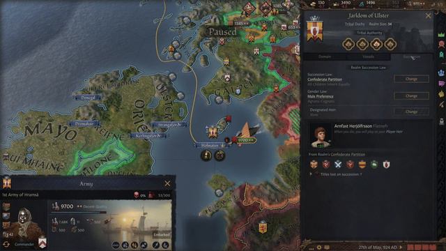 Crusader Kings III | Raiders of Man | Episode 09 смотреть онлайн