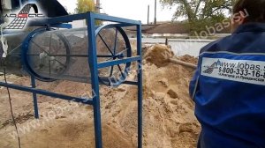 Просеиватель барабанного типа №2 для песка и других сыпучих материалов