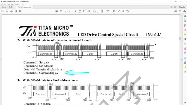 TM1637 LED Display Interfaced Using STM32 Microcontroller