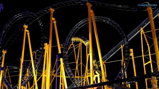 [Onride nocturne] Gotham (Vue directe sur rails) - Parc d'Attractions Marseillan-Plage смотреть онлайн