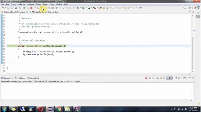 How to use getKeys() method of ResourceBundle Class? | ResourceBundle Class in Java смотреть онлайн