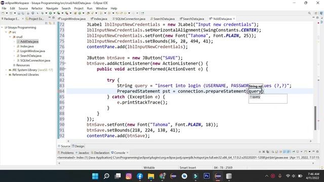 How to Add or Insert Data with SQLite Database in Eclipse IDE - Bisaya Programming смотреть онлайн