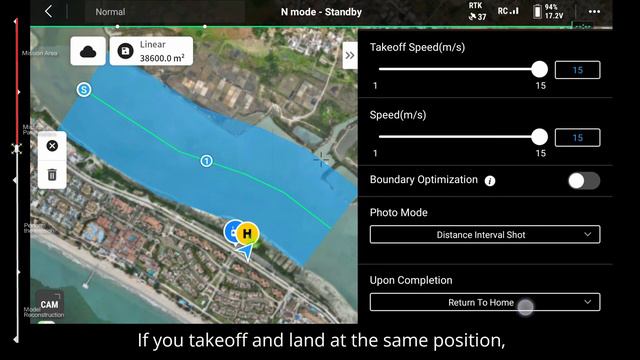 DJI Mavic 3 Enterprise Series: Linear Mission