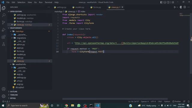 How to create a weather app in Django смотреть онлайн