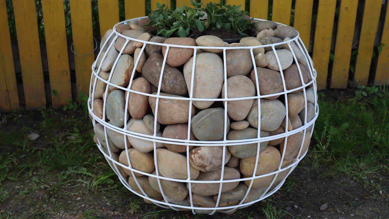 Шар габион из проволоки по чертежам своими руками смотреть онлайн