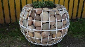 Шар габион из проволоки по чертежам своими руками