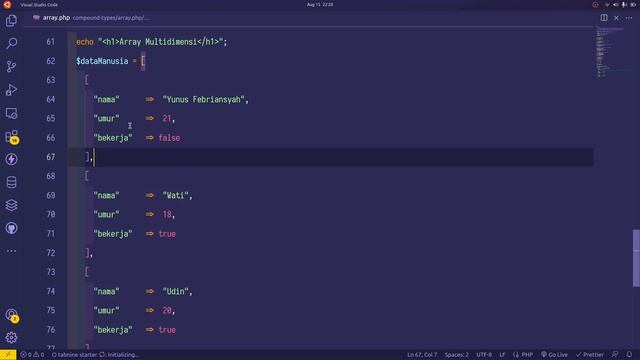 #30B Belajar PHP - Compound and Special Data Types | PEMROGRAMAN WEB DASAR смотреть онлайн