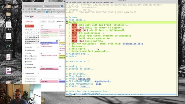 Using emacs 26 - Google Calendar and Org Agenda (good version) смотреть онлайн