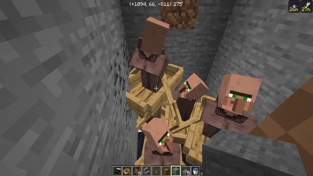 EASIEST Minecraft Iron Farm 1.16.5 - Early Game 4 Minute Build (No Zombie) 1.16 - 1.17+ смотреть онлайн