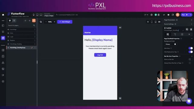 FlutterFlow App Build - Basic Membership App - Pages and Routing смотреть онлайн