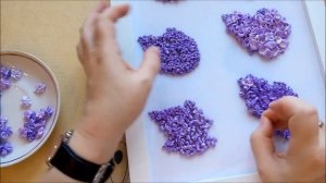 МК. Разные способы вышивки сирени. Часть 6. Объемная двухслойная сирень!