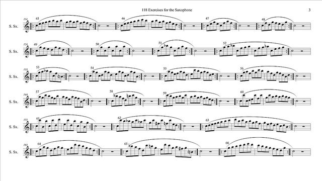 118 exercises for the Saxophone (Klose, Method for all saxophones) смотреть онлайн