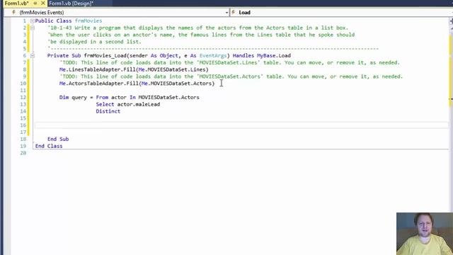 10-1-43 Visual Basic: Querying Movies Database with MS Access and Linq смотреть онлайн