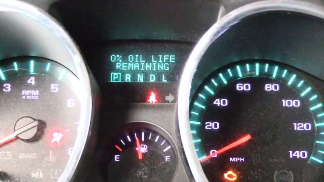 How to Reset Oil Life On Chevy Traverse 09 -17 смотреть онлайн