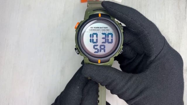 Відеоогляд годинника SKMEI 1560, 10 BAR. Налаштування годинника. смотреть онлайн