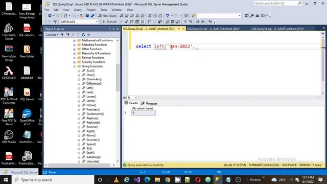 Left() Function in SQL Server||SQLSERVER||SQLISEASY #sqlserver #left смотреть онлайн