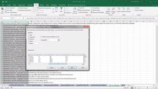EXCEL PRO TIP: Splitting Text to Columns смотреть онлайн