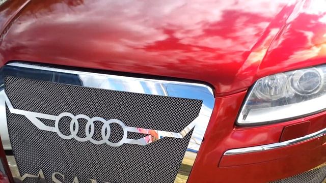 Candy Red Audi A8 on 28" Asantis смотреть онлайн