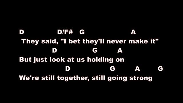 You're Still The One By Shania Twain Chords And Lyrics смотреть онлайн