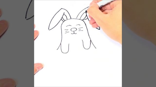 Как нарисовать зайца/кролика | How to draw a Rabbit Step by Step смотреть онлайн