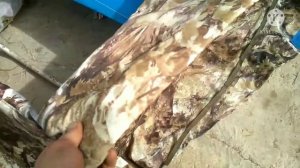 Лежачий скородок из раскладушки