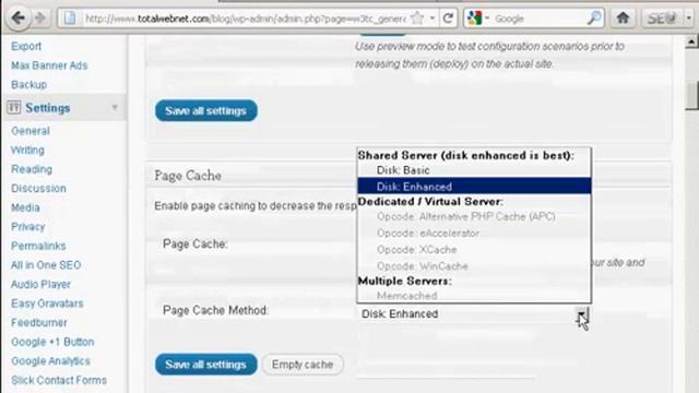 Video 59 How to Install and Configure W3 Total Cache Plugin смотреть онлайн