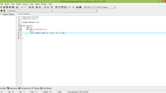 How we can get ASCII Code of all symbols , characters , alphabets and faces in C++ ? смотреть онлайн