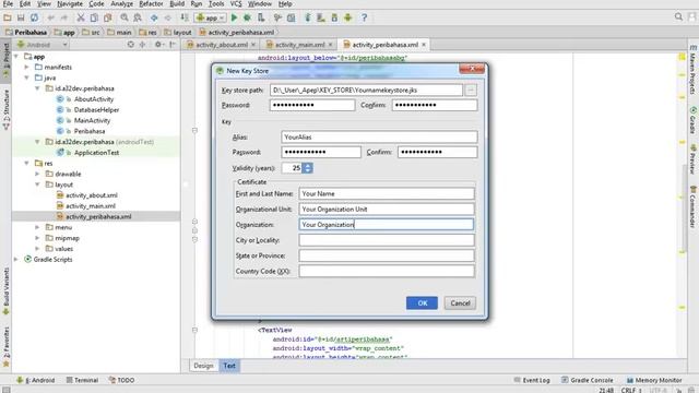 Android Studio | Tutorial How To create Key Store смотреть онлайн