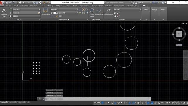 Day 5 Array command AutoCad 2017 in hindi смотреть онлайн