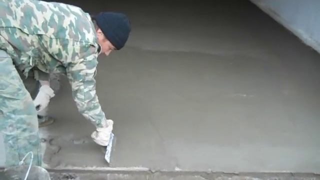 Затирка стяжки смотреть онлайн