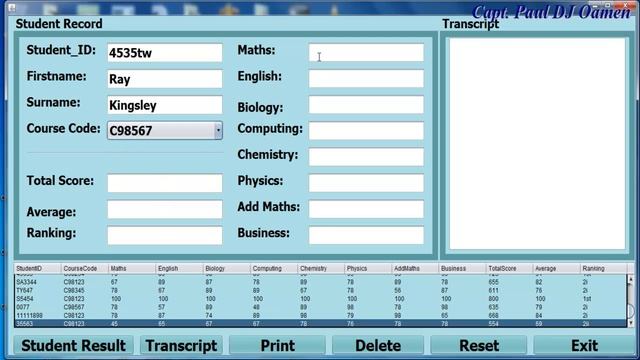 Overview of Student Database Management Systems using SQLite in Java NetBeans смотреть онлайн