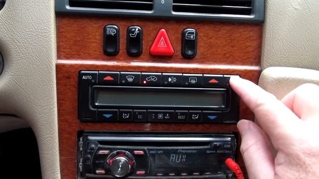 Как сбросить ошибки климат-контроля Mercedes W210. смотреть онлайн