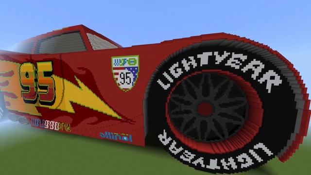 Minecraft Disney Pixar Cars Mega Build - World Grand Prix Lightning McQueen смотреть онлайн