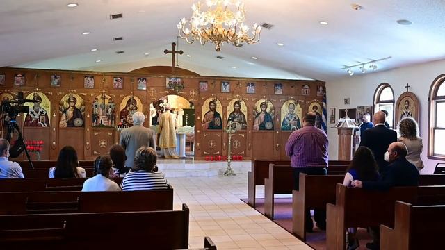 H.E. Archbishop Elpidophoros at Holy Cross, Middletown, NY today June 21st, 2020 смотреть онлайн