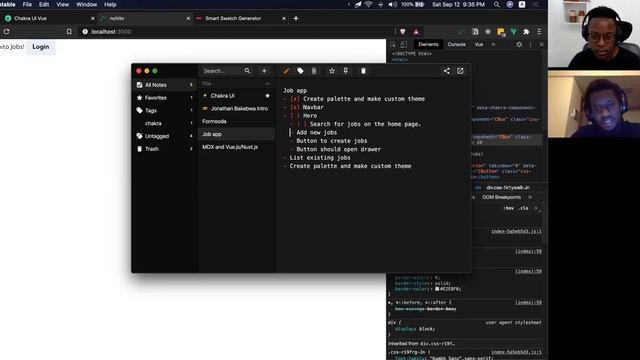 4. Making a Custom Theme | Building a Job Board with Nuxt, Chakra UI Vue and Strapi смотреть онлайн