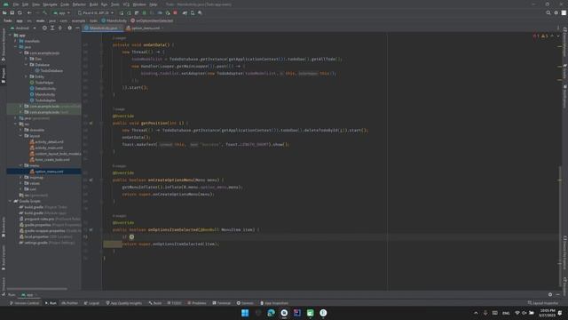 Todo App Add ToDo To Room Database Android Studio 2023 | Java | Khmer смотреть онлайн