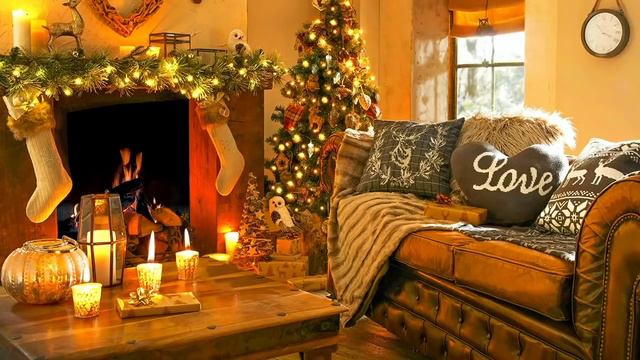 Relaxing Christmas Music 🎅🎄 Christmas Fireplace Music 🎅🎄 Piano & Orchestra смотреть онлайн