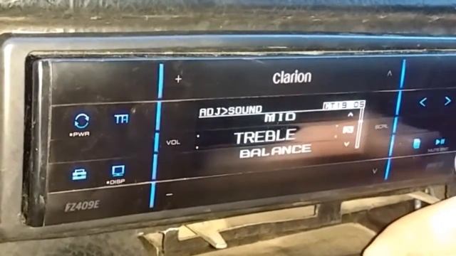 Clarion fz409e сенсорная магнитола смотреть онлайн