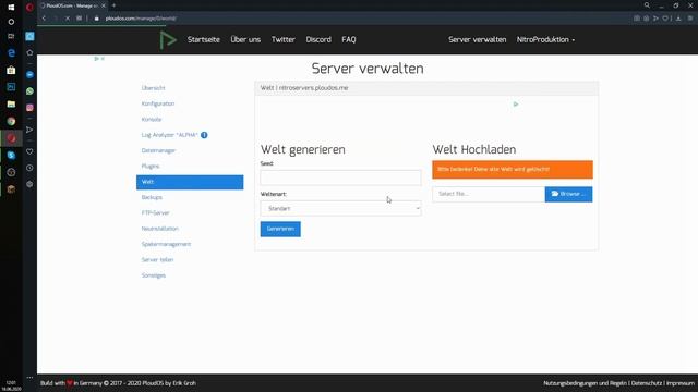 So erstellst du dir deinen eigenen kostenlosen Minecraft server online in 2022 PloudOS смотреть онлайн