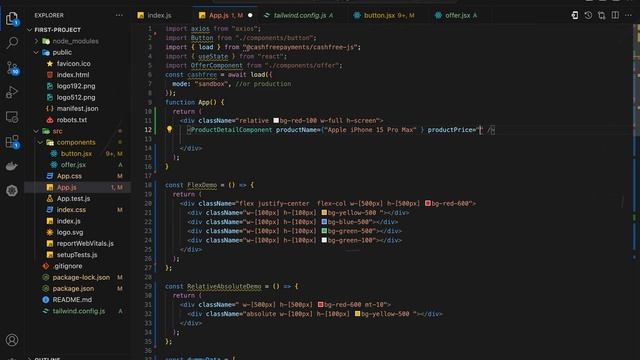 Day 2 - React For Noobs | Learn Hooks, Lifecycle, Component, State,Props, FlexBox, Tailwind CSS смотреть онлайн