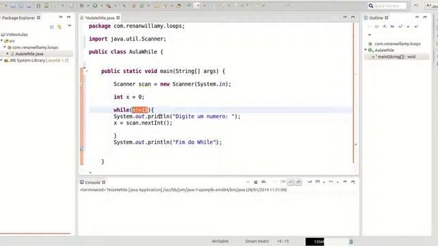 Java While do While e break смотреть онлайн