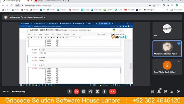 Social Network Ads Dataset in Python : Artificial Intelligence By Sir Farhan Mahar смотреть онлайн