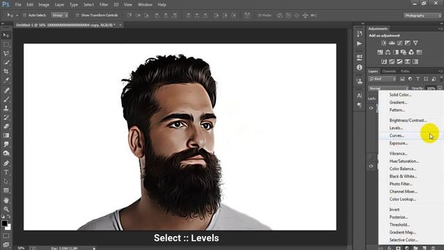 How to Convert Raster Image to Vector || Vector Art Photoshop Tutorial смотреть онлайн