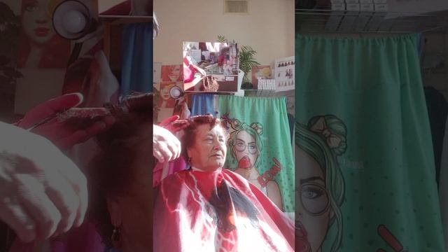 Делаем укладку после химической завивки ❤️✂️ смотреть онлайн